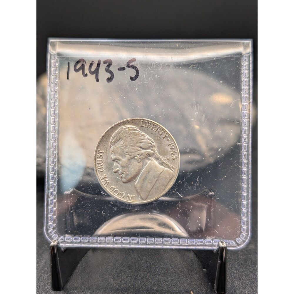 1943‑S Jefferson Nickel • 35% Silver War Issue • Very Clean Surfaces